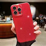 For iPhone 16 Pro Max Jelly Glitter Solid Color TPU Phone Case(Red)