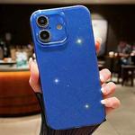 For iPhone 16 Plus Jelly Glitter Solid Color TPU Phone Case(Dark Blue)