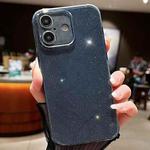 For iPhone 16 Jelly Glitter Solid Color TPU Phone Case(Black)