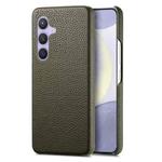 For Samsung Galaxy S24 5G Litchi Oil Edge Leather Back Phone Case(Green)