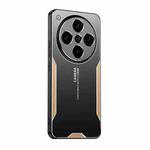 For OPPO Find X8 Pro Blade Series TPU Hybrid Metal Phone Case(Gold)