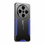 For OPPO Find X8 Pro Blade Series TPU Hybrid Metal Phone Case(Blue)