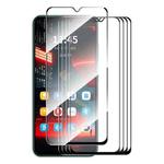 For OPPO A2x 5G 5pcs ENKAY Full Glue High Aluminum-silicon Tempered Glass Film