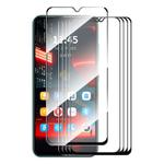 For OPPO K10 5G 5pcs ENKAY Full Glue High Aluminum-silicon Tempered Glass Film
