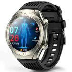 FD02 1.46 inch Color Screen Smart Watch, Support CES Sleep Aid / ECG Detection(Silver)