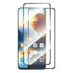 For Infinix Hot 30 Play 2pcs ENKAY Full Glue High Aluminum-silicon Tempered Glass Film