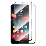 For Itel Vision 3 2pcs ENKAY Full Glue High Aluminum-silicon Tempered Glass Film