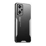 For Realme GT Neo2 Blade Series TPU Hybrid Metal Phone Case(Silver)