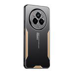 For Realme 14 Pro Global Blade Series TPU Hybrid Metal Phone Case(Gold)