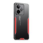 For Realme GT7 5G Blade Series TPU Hybrid Metal Phone Case(Red)