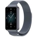 For Honor Band 9 Milan Magnetic Steel Mesh Watch Band(Gray)