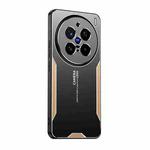 For vivo X200 Pro Blade Series TPU Hybrid Metal Phone Case(Gold)