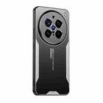 For vivo X200 Pro Blade Series TPU Hybrid Metal Phone Case(Silver)