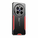 For vivo X200 Pro Blade Series TPU Hybrid Metal Phone Case(Red)