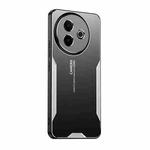 For vivo Y300i Blade Series TPU Hybrid Metal Phone Case(Silver)