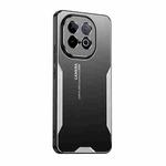 For vivo iQOO Z10 Turbo Blade Series TPU Hybrid Metal Phone Case(Silver)