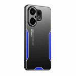 For vivo S30 Pro mini Blade Series TPU Hybrid Metal Phone Case(Blue)
