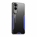 For vivo Y400 Pro 5G Blade Series TPU Hybrid Metal Phone Case(Blue)