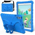 For iPad 10.2 2021 / 2020 / 2019 Butterfly Bracket EVA Shockproof Tablet Case(Blue)