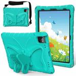 For iPad Air 2022/2020 10.9 Butterfly Bracket EVA Shockproof Tablet Case(Mint Green)