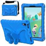 For iPad mini 6 Butterfly Bracket EVA Shockproof Tablet Case(Blue)