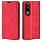 For OnePlus Ace 3V Retro-skin Magnetic Suction Leather Phone Case(Red)