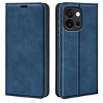 For OnePlus 13T Retro-skin Magnetic Suction Leather Phone Case(Dark Blue)