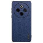 For vivo Y300 Pro Tree Bark Leather Shockproof Phone Case(Blue)