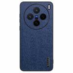 For vivo X200 Tree Bark Leather Shockproof Phone Case(Blue)