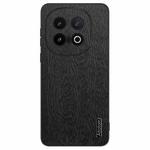 For vivo iQOO 13 Tree Bark Leather Shockproof Phone Case(Black)