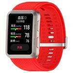 For Huawei Watch D Blood Pressure Watch Silicone Watch Band(Red)