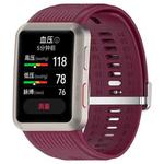 For Huawei Watch D Blood Pressure Watch Silicone Watch Band(Wine Red)