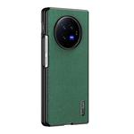 For vivo X Fold3 Tree Bark Leather Shockproof Phone Case(Green)