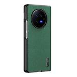 For vivo X Fold3 Pro Tree Bark Leather Shockproof Phone Case(Green)