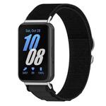 For Samsung Galaxy Fit 3 Nylon Canvas Watch Band(Black)