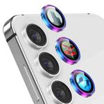 For Samsung Galaxy S24 5G ENKAY Hat-Prince AR 9H Rear Lens Aluminium Alloy Tempered Glass Film(Colorful)