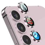 For Samsung Galaxy S23 5G / S23+ 5G ENKAY Hat-Prince AR 9H Rear Lens Aluminium Alloy Tempered Glass Film(Pink)