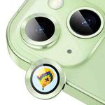 For iPhone 15 / 15 Plus ENKAY Hat-Prince AR 9H Rear Lens Aluminium Alloy Tempered Glass Film(Light Green)