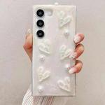 For Samsung Galaxy S23 5G Cream Gum Decoden TPU Phone Case(Love)