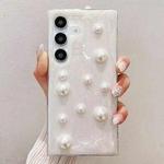 For Samsung Galaxy S23 FE 5G Cream Gum Decoden TPU Phone Case(Pearl)