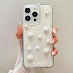 For iPhone 13 Pro Cream Gum Decoden TPU Phone Case(Pearl)