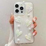 For iPhone 16 Pro Cream Gum Decoden TPU Phone Case(爱心)