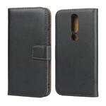 Leather Horizontal Flip Holster for Nokia X5 , with Magnetic Clasp and Bracket and Card Slot and Wallet(Black)