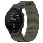 For Garmin Forerunner 955 22mm Nylon Hook And Loop Fastener Watch Band(Grey)