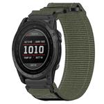 For Garmin Tactix 7 26mm Nylon Hook And Loop Fastener Watch Band(Grey)