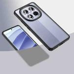 For Redmi Note 14 Pro 4G Armor Clear TPU Hard PC Phone Case(Scrub Black)