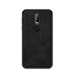 PINWUYO Shockproof Waterproof Full Coverage PC + TPU + Skin Protective Case for Nokia 7.1 (2018)(Black)