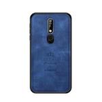 PINWUYO Shockproof Waterproof Full Coverage PC + TPU + Skin Protective Case for Nokia 7.1 (2018)(Blue)