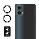 For Motorola Moto G 5G 2023 ENKAY Hat-Prince 9H Rear Camera Lens Aluminium Alloy Tempered Glass Film(Silver)