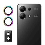 For Redmi Note 13 4G ENKAY Hat-Prince 9H Rear Camera Lens Aluminium Alloy Tempered Glass Film(Colorful)